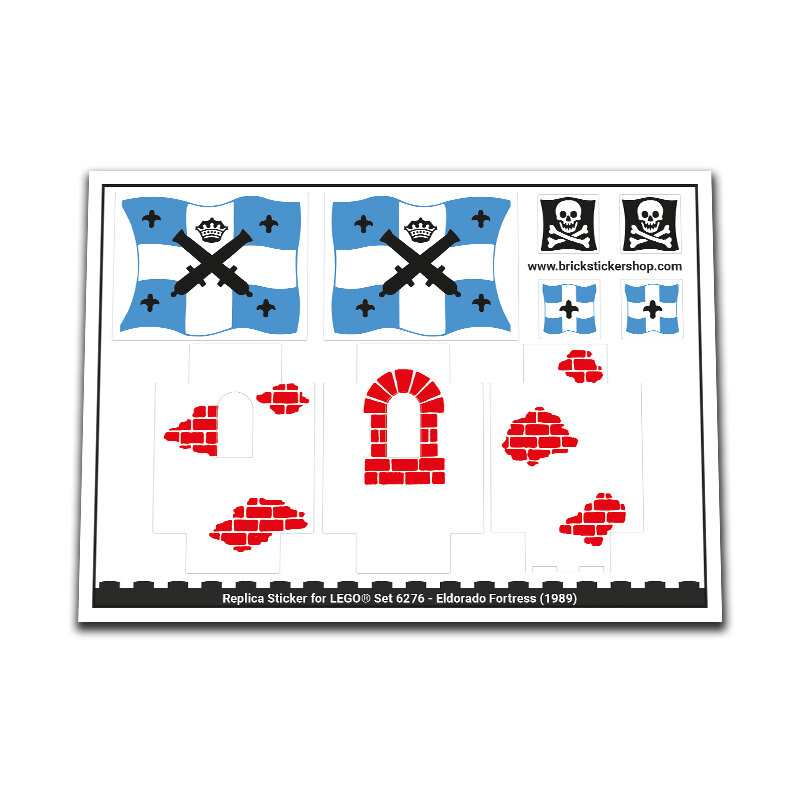 Replacement Sticker for Set 6276 - Eldorado Fortress