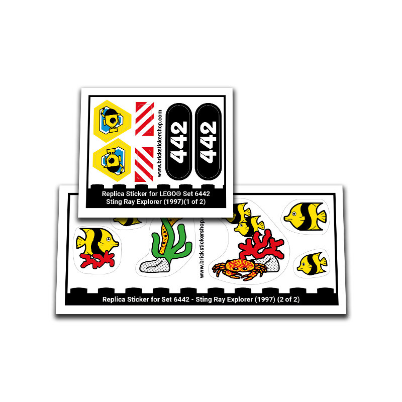 Replacement Sticker for Set 6442 - Sting Ray Explorer