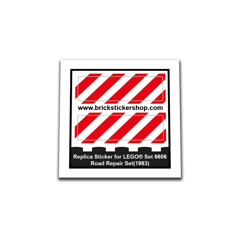 Replacement Sticker for Set 6606 - Road Repair Set