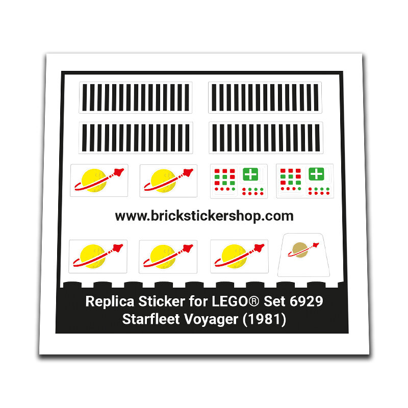 Replacement Sticker for Set 6929 - Starfleet Voyager