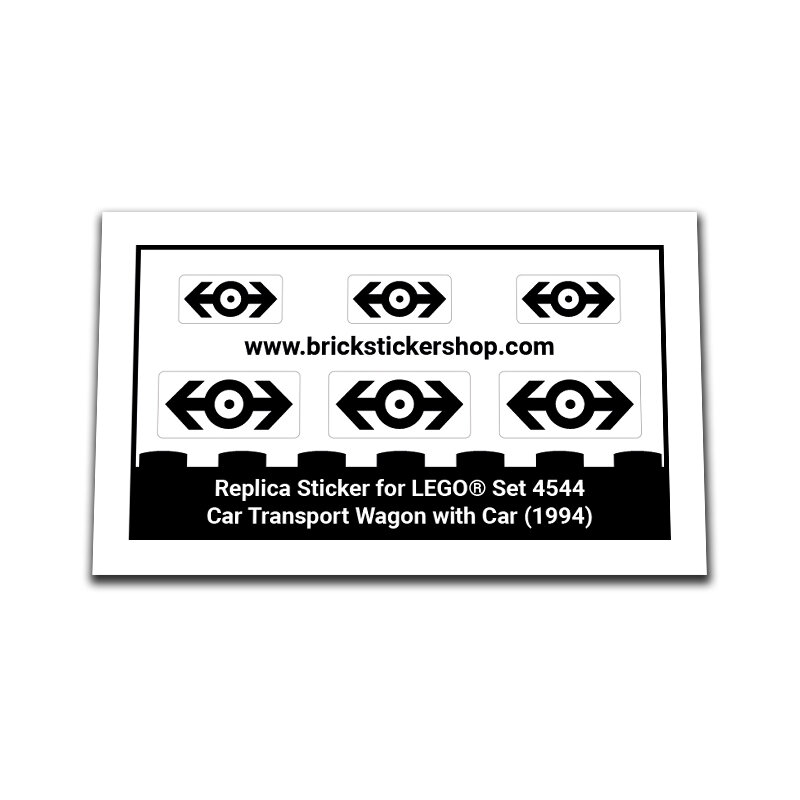 Replacement Sticker for Set 4544 - Car Transport with Car