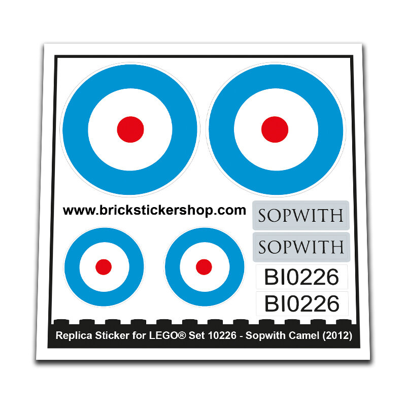 Replacement Sticker for Set 10226 - Sopwith Camel