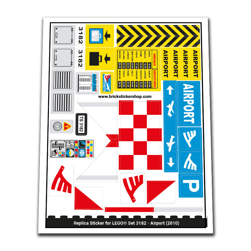 Replacement Sticker for Set 3182 - Airport