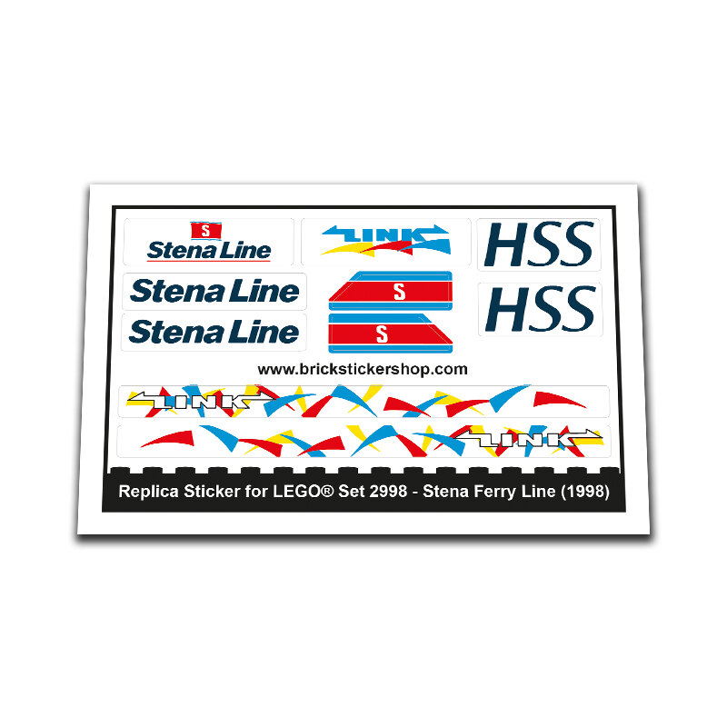 Replacement Sticker for Set 2998 - Stena Ferry Line