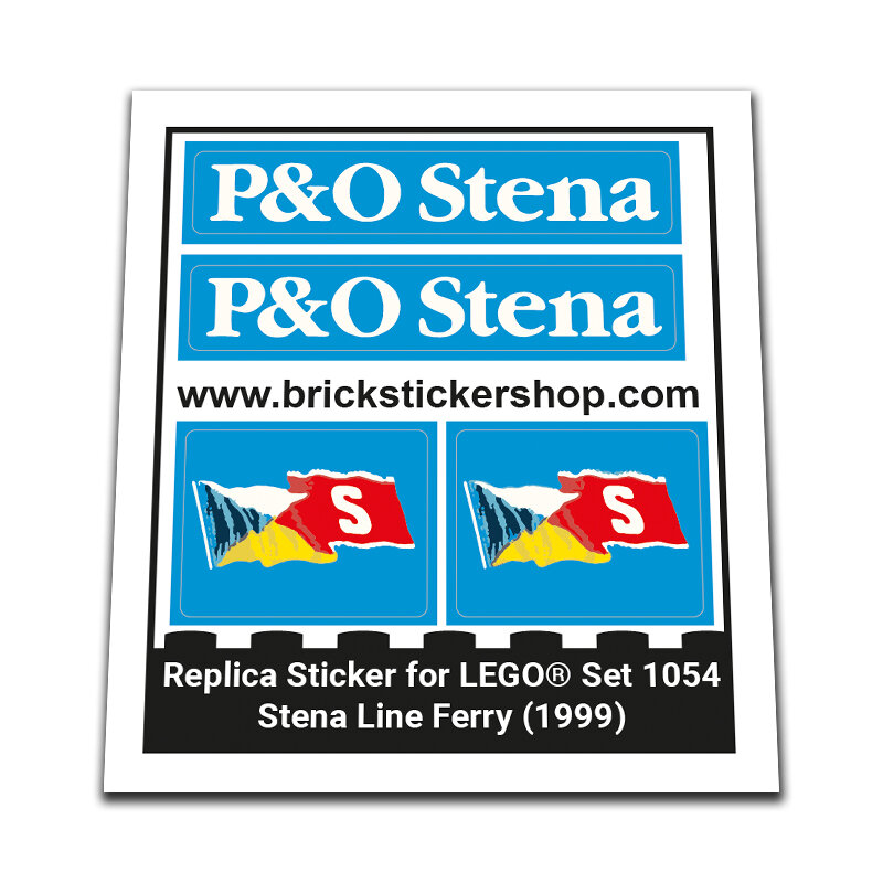 Replacement Sticker for Set 1054 - Stena Ferry Line