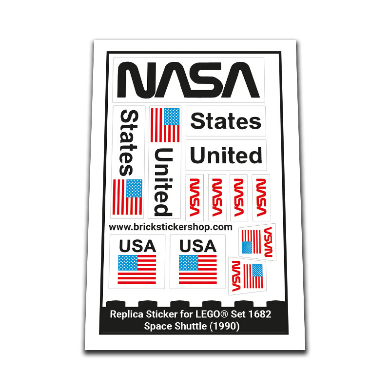 Replacement Sticker for Set 1682 - Space Shuttle