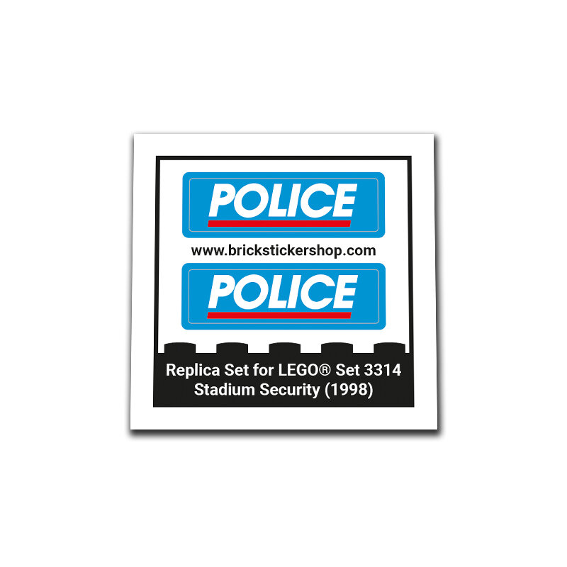 Replacement Sticker for Set 3314 - Stadium Security