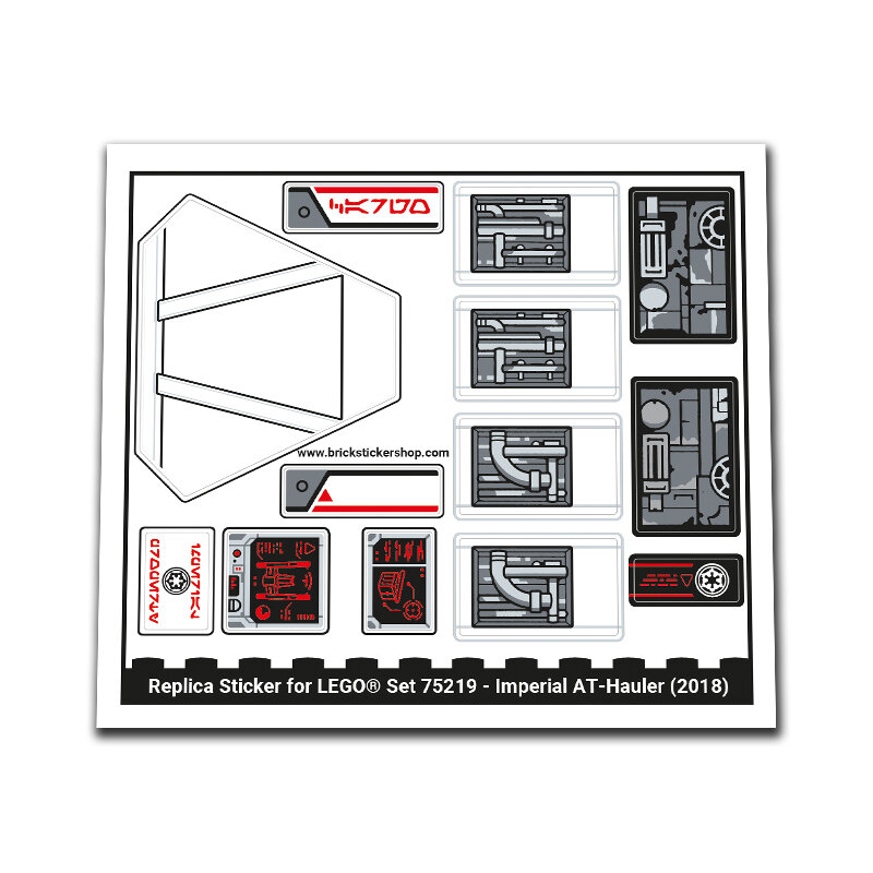 Replica Sticker voor Set 75219 - Imperial AT-Hauler