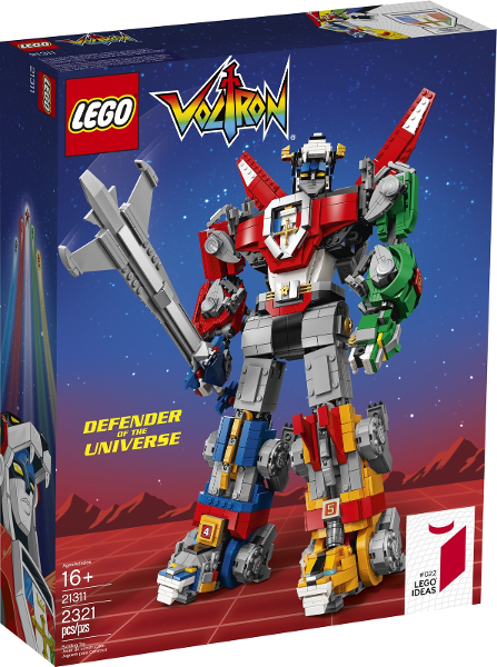 Replica Sticker voor Set 21311 - Voltron