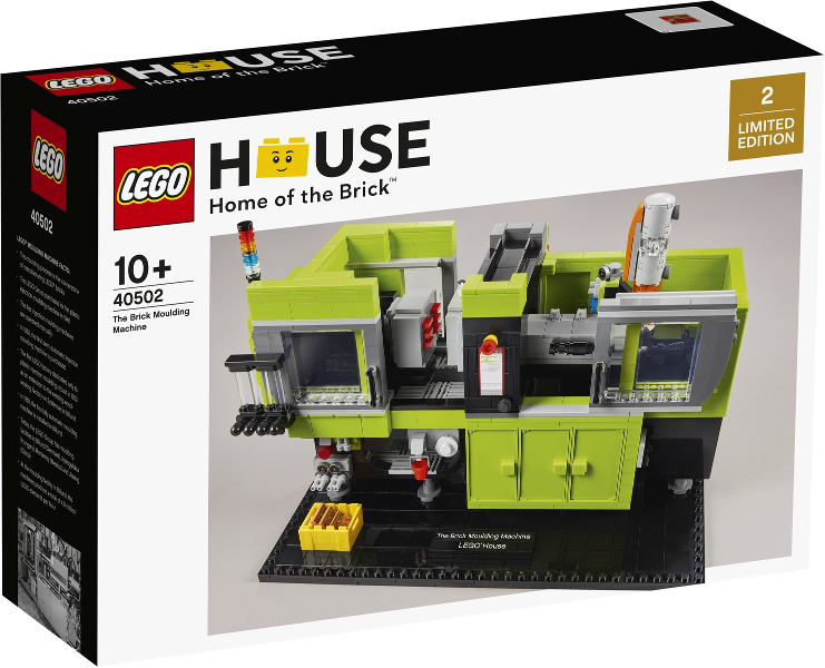 Replica Sticker voor Set 40502 - The Brick Moulding Machine