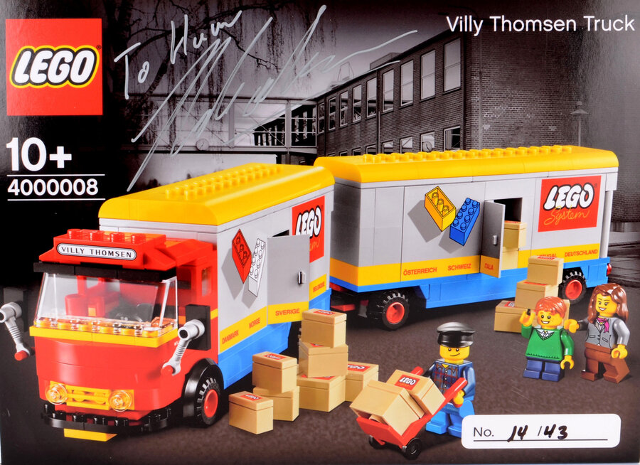 Replica Sticker voor Set 4000008 - Villy Thomsen Truck