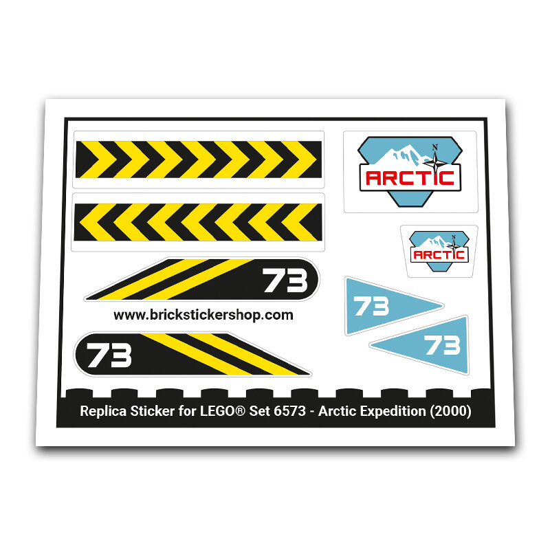 Replica Sticker voor Set 6573 - Arctic Expedition