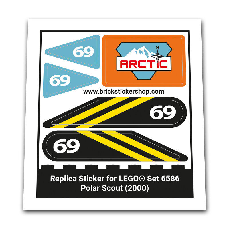 Replacement Sticker for Set 6586 - Polar Scout