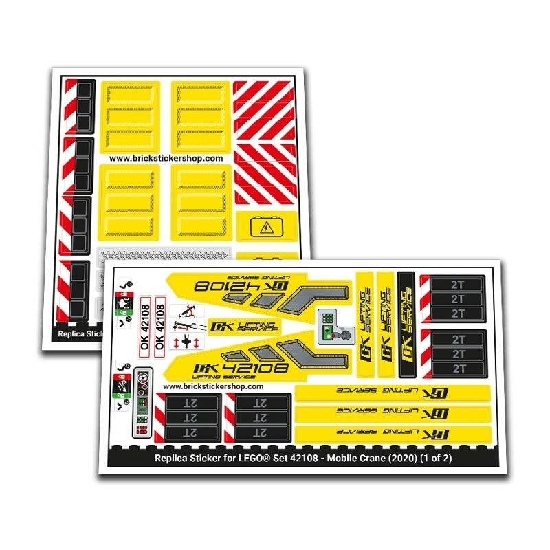 Replica Sticker voor Set 42108 - Mobile Crane