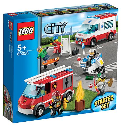 Replica Sticker voor Set 60023 - City Starter Set