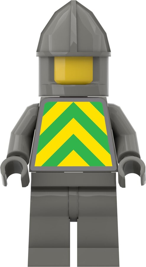 Custom Sticker - Chevron Torso (Yellow-Green)