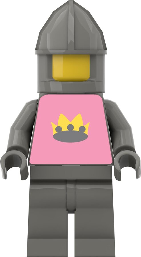 Custom Sticker - Yellow Castle Torsos