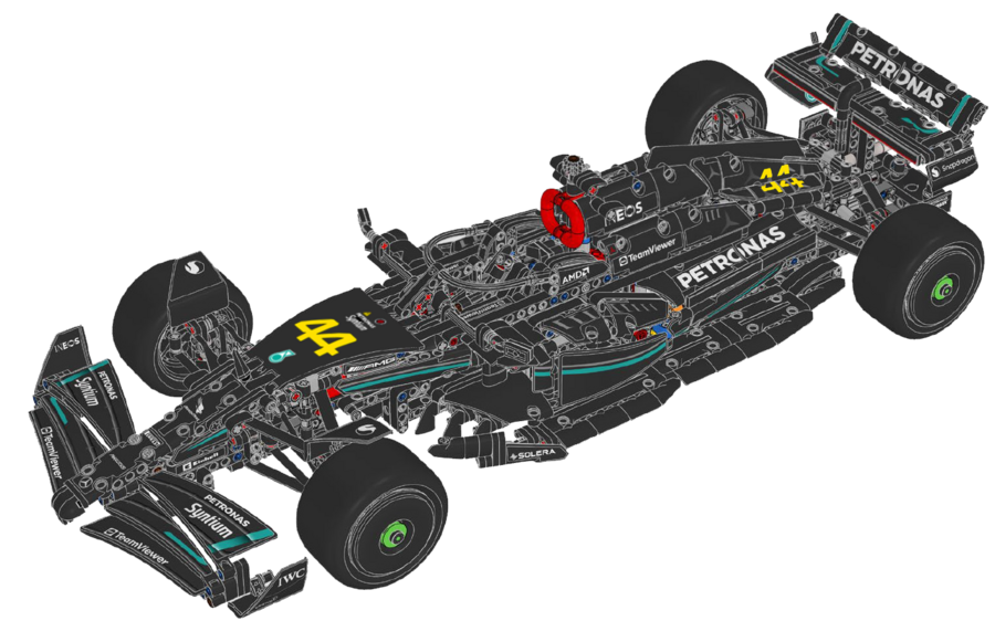 Alternative Sticker for Set 42171 - Mercedes-AMG F1 W14 E Performance (2024) - Version 01 (44)