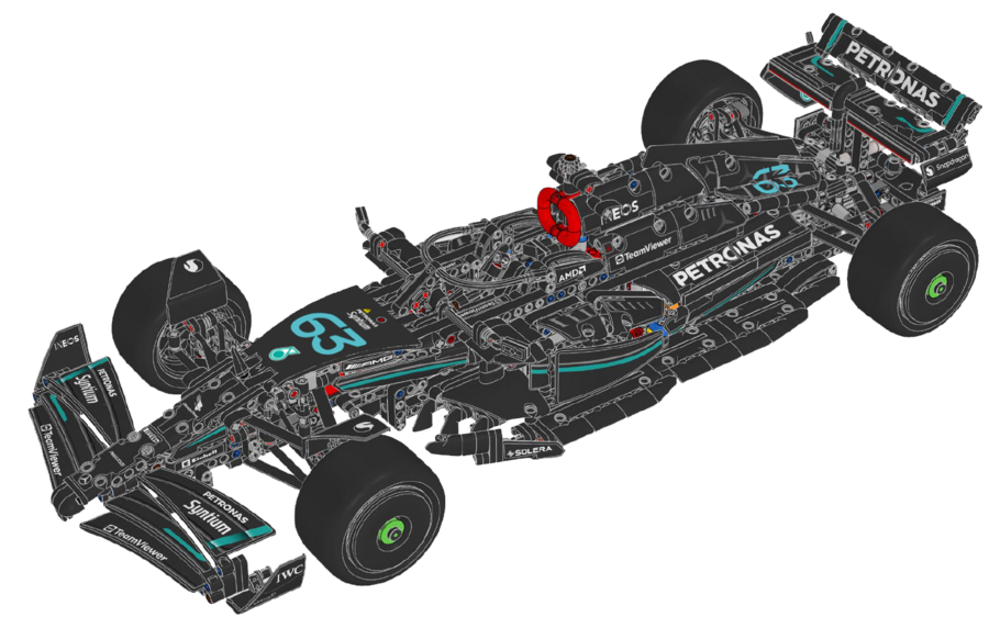 Alternative Sticker for Set 42171 - Mercedes-AMG F1 W14 E Performance (2024) - Version 02 (63)