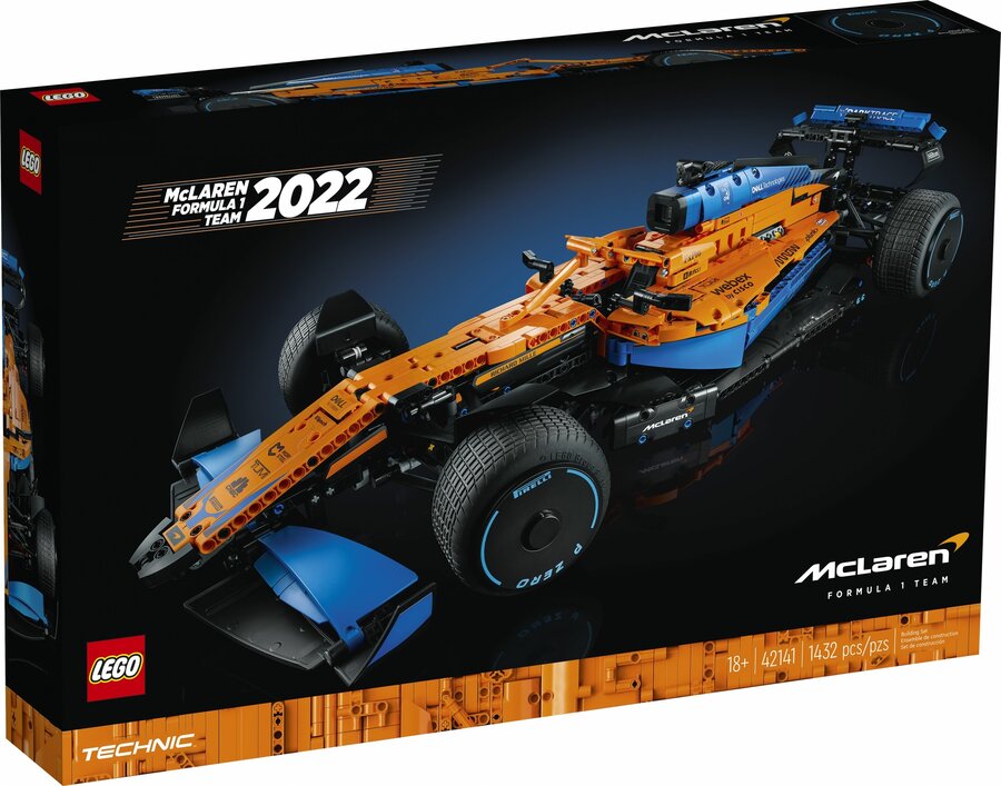 Alternatieve Sticker voor Set 42141 - McLaren Formula 1 Team 2022 Race Car - Version 10, Wet