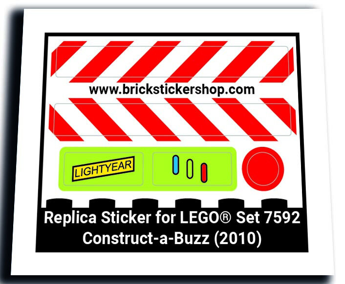 Replica Sticker voor Set 7592 - Construct-a-Buzz