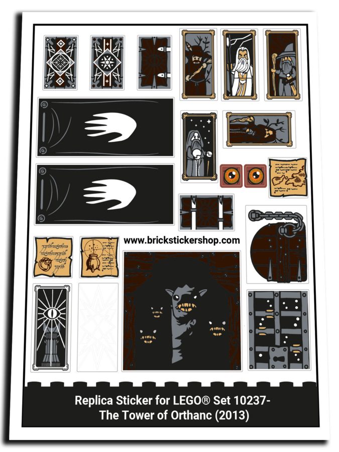 Replacement Sticker for Set 10237 - The Tower of Orthanc