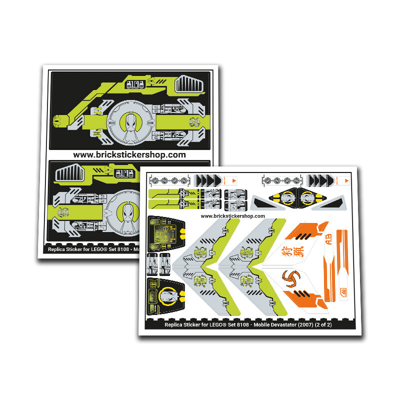 Replacement Sticker for Set 8108 - Mobile Devastator