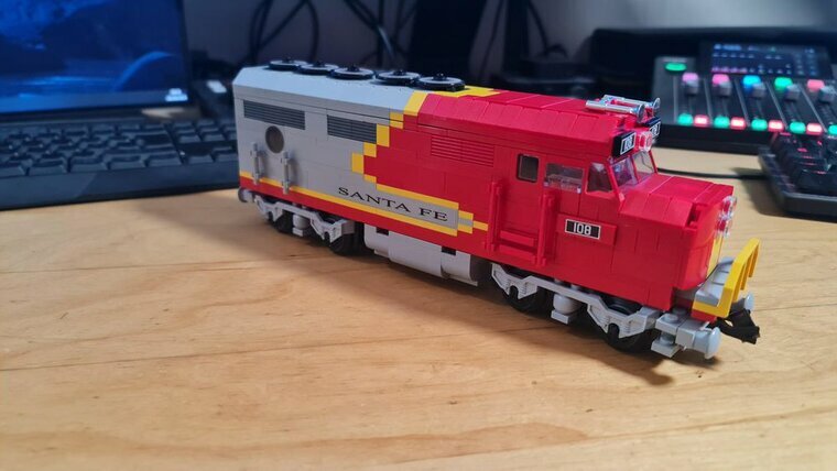 Custom Sticker - Santa Fe EMD FP45 by BrickWorks