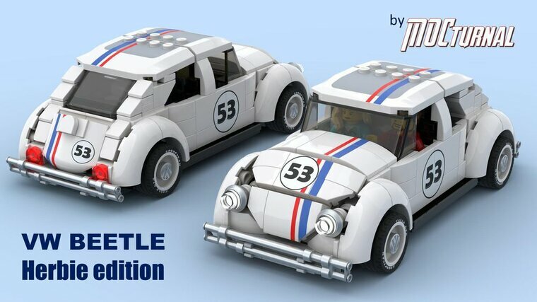 Custom Sticker - VW Beetle Herbie Edition by MOCturnal