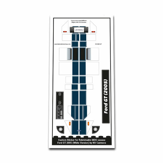 Custom Sticker - Ford GT &#039;05 (White Version) by NV_Carmocs