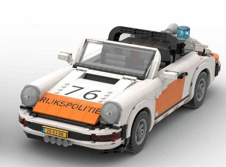 Custom Sticker - Porsche 911 Targa Rijkspolitie door SFH_Bricks