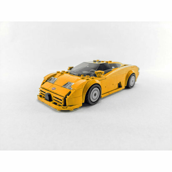 Custom Sticker - Bugatti EB110 GT &amp; EB110 Supersport by SFH_Bricks (Yellow Version)