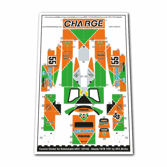 Custom Sticker - Mazda 787B 1991 by SFH_Bricks