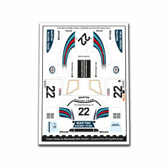 Custom Sticker - Porsche 917K 1971 by SFH_Bricks