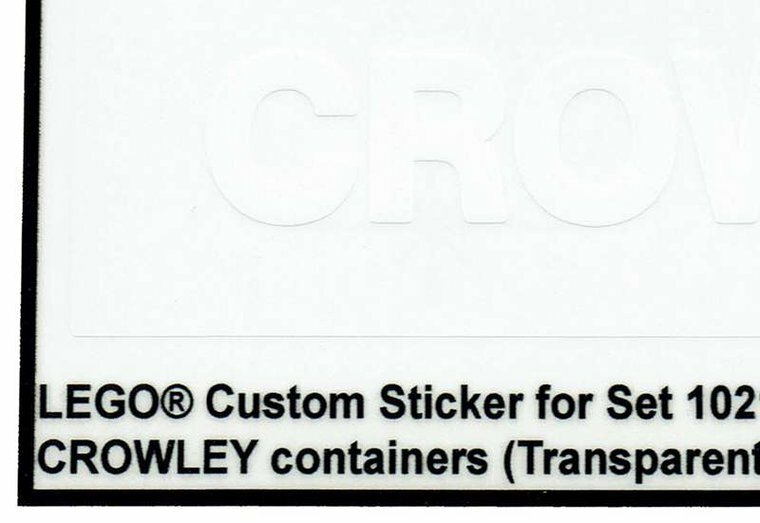 Custom Sticker - Container CROWLEY