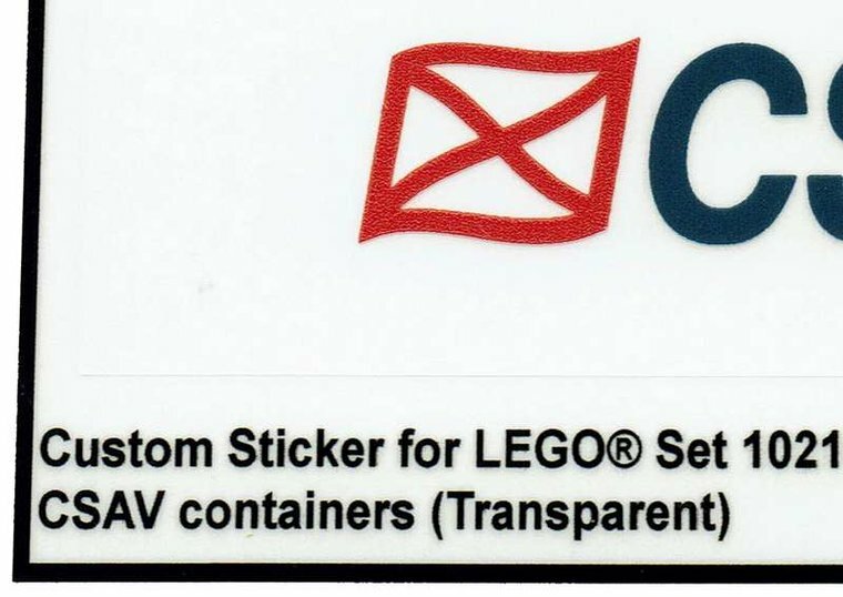 Custom Sticker - Container CSAV