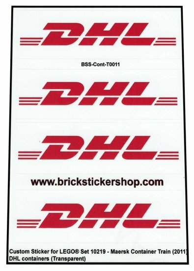 Custom Sticker - Container DHL