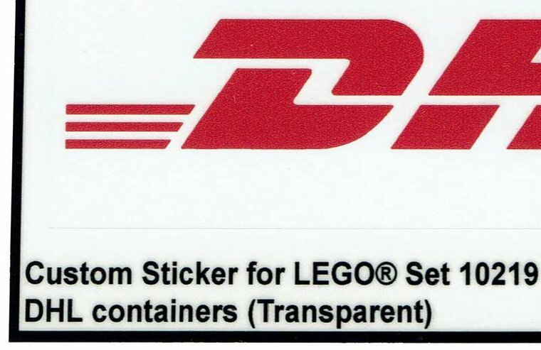 Custom Sticker - Container DHL