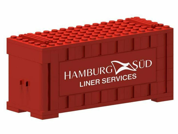 Custom Sticker - Container HAMBURG SUD