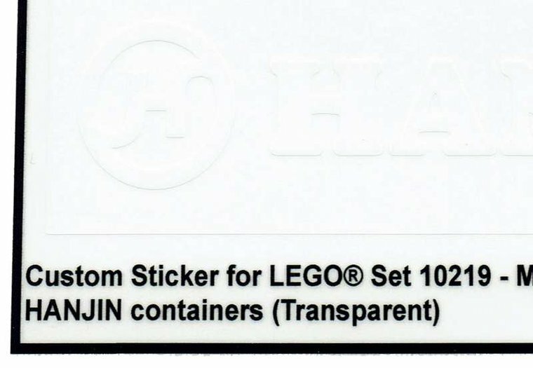 Custom Sticker - Container HANJIN