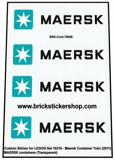 Custom Sticker - Container MAERSK