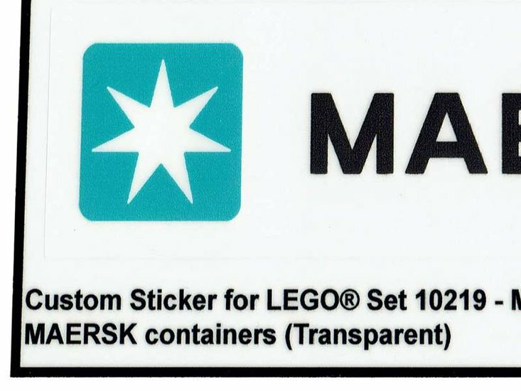 Custom Sticker - Container MAERSK