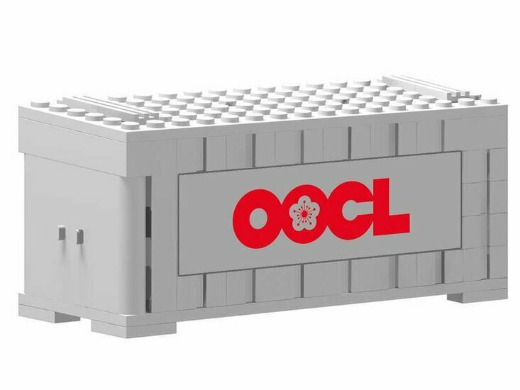 Custom Sticker - Container OOCL