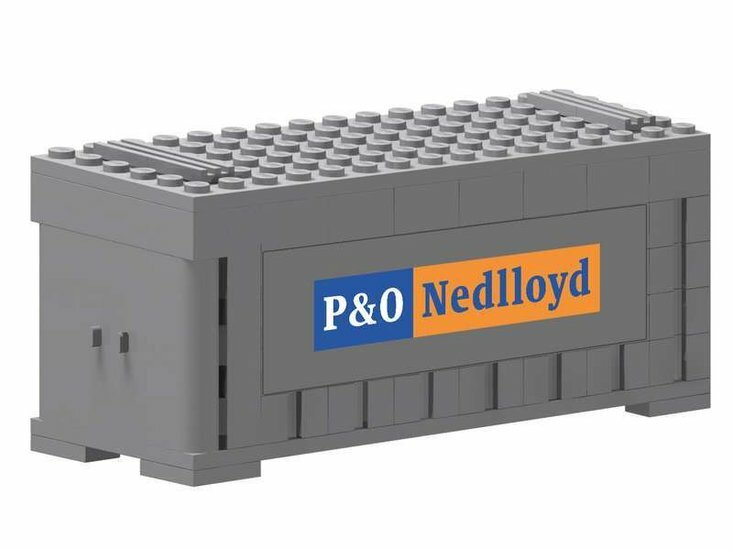 Custom Sticker - Container P&amp;O NEDLLOYD