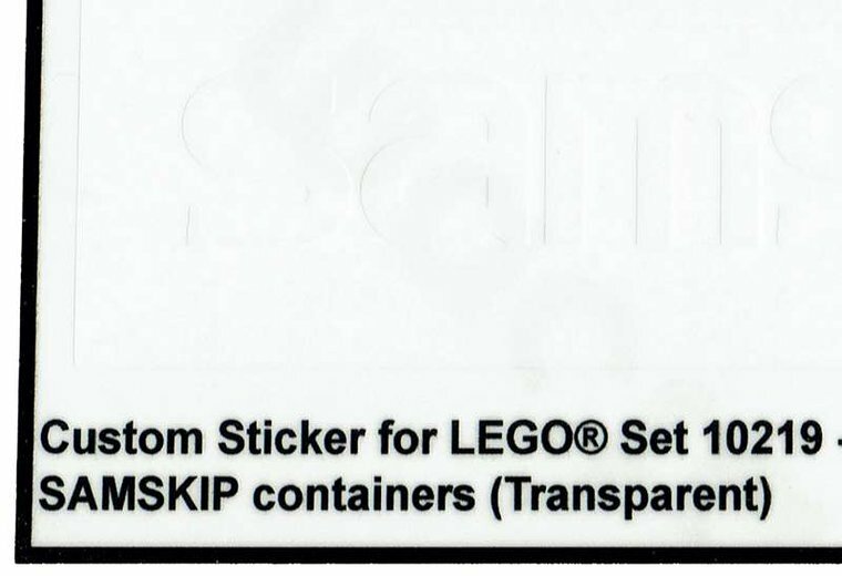 Custom Sticker - Container SAMSKIP