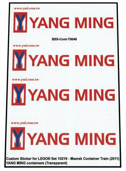 Custom Sticker - Container YANG MING