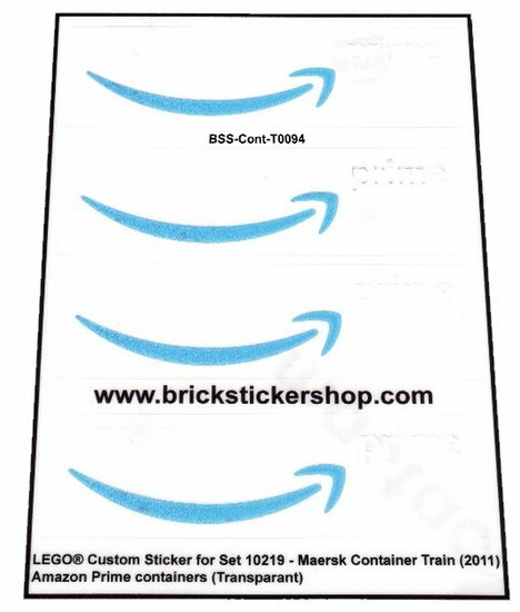 Custom Sticker - Container AMAZON PRIME