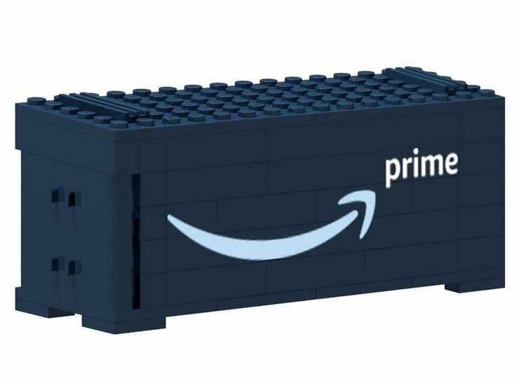 Custom Sticker - Container AMAZON PRIME