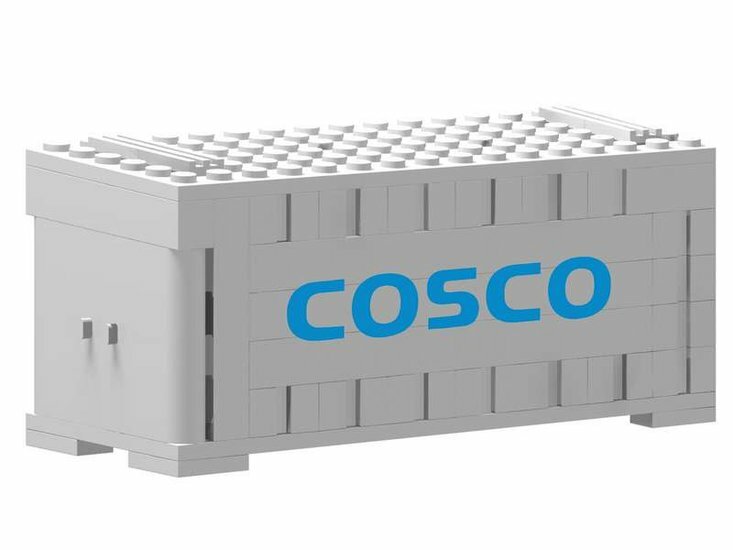 Custom Sticker - Container Cosco