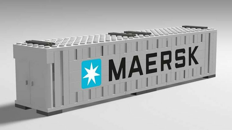 Custom Sticker - Container MAERSK 40ft